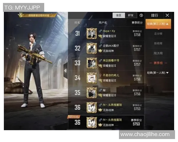 和平精英意识排行榜揭晓EDG荣登第二名引发热议